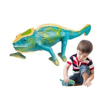 Kustimantu Lézards à Changement de Couleur, Jouet de caméléon, Jouets sensoriels pour Figurine de caméléon Qui Change de Couleur | Figurines d'animaux multifonctionnelles, décoration de