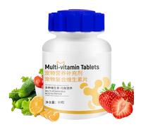 Kustimantu Lot de 180 comprimés à croquer pour chiens - Complément alimentaire pour chiots et chats