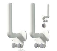 Kustimantu Lot de 2 crochets muraux pour sac d'éléphant - Crochets muraux polyvalents pour salle de bain, chambre à coucher, cuisine, buanderie, maison, Toilet Company Studio