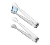 Kustimantu Lot de 2 petites pinces à sucre, en acier inoxydable, pour bar, cocktail, pour les tranches de citron, les buveurs de thé, les amateurs de café, les boulangers, les restaurants, les hôtels