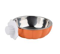 Kustimantu Mangeoires pour Oiseaux De Cage,Bols À Nourriture Et Eau pour Volière Perroquet - Mangeoire Suspendue Anti-Renversement en INOX pour Perruche Calopsitte Lovebird Conure Baignoire Abreuvoir