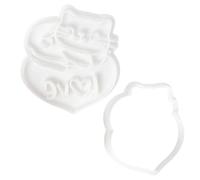 Kustimantu Moule en résine pour chat, moule à fondant de cuisine - Pour cuisiner avec démoulage facile et adorable, pour mariages, Saint-Valentin, fêtes et travaux manuels