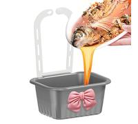Kustimantu Panier Récupérateur Alimentaire pour Évier - Attrape-Déchets Suspendu pour Angle d'Évier et Déchets Alimentaires | Conteneur Filtre Multifonction Pour Riz Fruits Viande Savon Cuisine