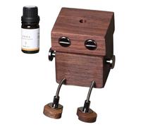 Kustimantu Parfum d'Ambiance pour Voiture | Figurine En Bois Avec Pieds Mobiles Pour Purificateur D'Air Voiture | Éliminateur D'Odeurs Automobile Avec Aromathérapie Et Parfum Pour Hommes Et