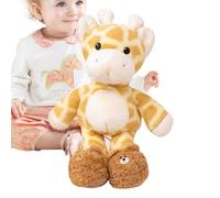 Kustimantu Peluche Mignonne, Peluche Girafe Douce et, Jouet Doux et Câlin pour Jeu Imaginaire 50 cm - Idéal Filles Cadeau Anniversaire Décoration Maison