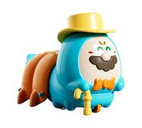 Kustimantu Petit jouet à remonter - Chenille - Jouet de course animal pour - Jouet de course animal pour et filles - Jouet d'activité pour les tout-petits