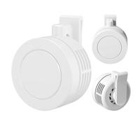Kustimantu Petit ventilateur avec clip | Ventilateurs portables avec clip Tornado | 3 vitesses rechargeable pour chambre, pique-nique, voyage, maison, école, extérieur