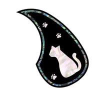 Kustimantu Pickguard pour guitare acoustique, guitare Pickguard - Remplacement du protecteur d'instruments à cordes | Pickguard de protection résistant à la déchirure vintage pour l'interprétation du