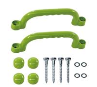 Kustimantu Poignées de sécurité pour aire de jeux, poignées pour Playset, poignées de sécurité réutilisables, lot de 2 barres de poignée résistantes aux chocs, réserves de sécurité renforcées pour les