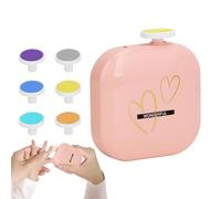 Kustimantu Ponceuse à ongles électrique pour tout-petits, lime à ongles électrique pour tout-petits, USB, recharge de listes pour ongles électriques pour tout-petits, outil portatif de soin des ongles