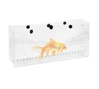 Kustimantu Récipient de Transport de Poisson, Sacs de pesée de Poisson Transparent - Organisateurs de Sacs de Rangement - Échelle UV Pliante Claire Emballage d'observation avec Conception instantanée