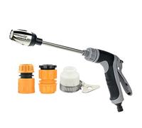 Kustimantu Régulateur de de pression pour tuyau d'arrosage | Embout de pulvérisation pour tuyau d'arrosage - Contrôle précis de la valve - Pistolet léger pour le nettoyage extérieur - Arrosage de