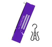 Kustimantu Sacs de rangement de perruque avec cintre, sacs de perruque Rangement avec cintre - Support d'extension de cheveux,Rack de poussière d'emballage d'écran de support léger avec fermeture