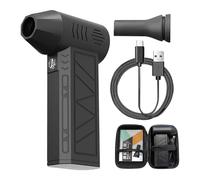 Kustimantu Souffleur Turbo - Souffleur électrique petit avec vitesse réglable - Machine de séchage portable et accessoire de nettoyage pour maison, animaux, voiture et vélos à 3 vitesses