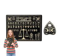 Kustimantu Spirit Jeu de société Spirit Cutting Board - Comité de divination - Outils métaphysiques de probabilité - Décoration de maison avec planchette pour anniversaire et Halloween