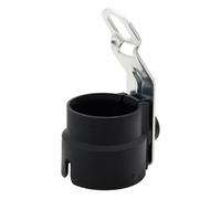 Kustimantu Support de prise de remorque, adaptateur de prise de remorquage, support de fixation pour prise de remorque, accessoires de protection pour fiches de remorque à 7 et 13 broches