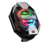 Kustimantu Support de refroidissement pour téléphone portable - Ventilateur Refroidisseur Mobile - Dispositif Portable à LED RGB et Semi-conducteur pour Vlog en Extérieur Streaming et Jeux