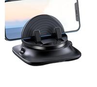 Kustimantu Support de téléphone portable pour tableau de bord - Support de téléphone portable pour voiture avec guide-câble - Support de smartphone réglable et antidérapant pour camion et tablette