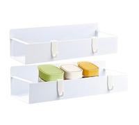 Kustimantu Support magnétique pour tasses | Support pour bouteille d'eau avec aimant | Double étagère organisateur de tasses avec crochets pour la maison et le micro-ondes