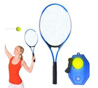 Kustimantu Tennis Trainer Solo Ballon rebond avec string | Trainer Sport Solo Rebound Ball avec string - Entraînement de tennis portable - Outil avec corde élastique pour le jardin