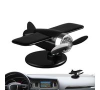 Kustimantu Tournant solaire d'avion, décoration d'avion à énergie solaire pour tableau de bord de voiture - Ornements décoratifs intérieurs pour camionnette berline et camionnette