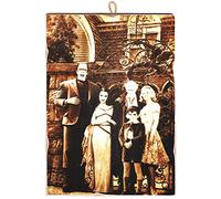 KUSTOM ART Adams - Tableau de style vintage pour famille - Impression sur bois