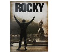 KUSTOM ART Affiche série Locandine Film Célèbres ROCKY Sylvester Stallone Impression style vintage sur papier couché 40 x 30 cm.