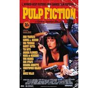 KUSTOM ART Affiche série Locandine Film Celebri Pulp Fiction Impression style vintage sur papier couché 42 x 30 cm.