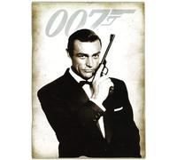 Kustom Art Aimant (aimant) Série Acteurs Célèbres Sean Connery James Bond 007 Style Vintage pour Réfrigérateur/Garage/Bar Impression sur Bois 10x6 cm