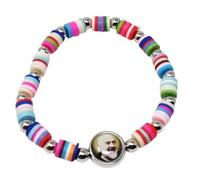 KUSTOM ART Bracelet religieux Saint Père Pio coloré élégant et résistant ADAM4