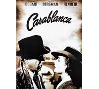 KUSTOM ART Casablanca Poster mural décoratif série affiche film célèbre avec Humphrey Bogart, Ingrid Bergman et Paul Henreid Impression artistique sur papier couché 40 x 30 cm sans cadre