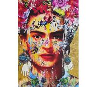 KUSTOM ART Frida Kahlo Poster mural décoratif série Street Art Impression artistique sur papier couché 42 x 30 cm sans cadre