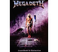 KUSTOM ART Megadeth Poster mural décoratif série chanteurs célèbres Poster album Countdown to Extinction Impression sur papier couché 40 x 30 cm sans cadre