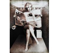 KUSTOM ART Poster mural décoratif série actrices Hollywood Marilyn Monroe avec journal imprimé artistique sur papier couché 40 x 30 cm sans cadre