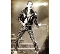 KUSTOM ART Poster mural décoratif série Artistes célèbres Freddy Mercury (Queen) Impression artistique sur papier couché 40 x 30 cm sans cadre