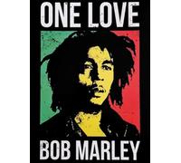 KUSTOM ART Poster mural décoratif série chanteurs célèbres Bob Marley One Impression artistique sur papier couché 40 x 30 cm sans cadre