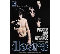 KUSTOM ART Poster mural décoratif série chanteurs célèbres The Doors Groupe avec Jim Morrison People Are Strange Impression artistique sur carton 40 x 30 cm sans cadre