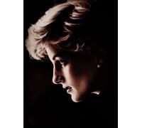 KUSTOM ART Poster mural décoratif série Grands personnages de l'histoire Lady Diana Frances Spencer de profil impression artistique sur papier couché 40 x 30 cm sans cadre