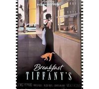 KUSTOM ART Poster mural décoratif série Locandine Film célèbre Breakfast at Tiffany's Audrey Hepburn Impression artistique sur carton 40 x 30 cm sans cadre