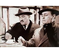 KUSTOM ART Poster mural série Acteurs italiens célèbres Totò (Antonio De Curtis) et Peppino (De Filippo) en style vintage sans cadre. Impression artistique sur papier couché 40 x 30 cm