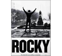 KUSTOM ART Tableau mural ou de table série Locandine Film Celebri Rocky Sylvester Stallone Impression artistique sur bois 30 x 21 cm