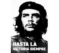 KUSTOM ART Tableau mural série Grands personnages de l'histoire Che Guevara Hasta la Victoria Siempre Impression sur bois 30 x 21 cm.