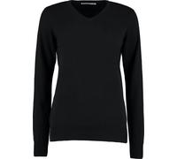 Kustom Kit - "Arundel" Haut col V pour femme Manches longues RW9776 (42 FR) (Noir)