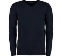 Kustom Kit - "Arundel" Pull col V pour homme manches longues RW9778 (S) (Bleu marine)
