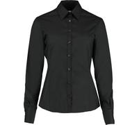 Kustom Kit - Blouse pour femme - Business Manches Longues RW10301 (52 FR) (Noir)