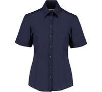 Kustom Kit - Blouse pour femme - Manches courtes business RW10300 (46 FR) (Bleu marine foncé)