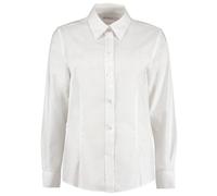 Kustom Kit Chemise Oxford Travail Coupe Ajustée Manches Longues Femme