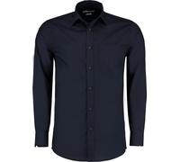 Kustom Kit Chemise Poplin Hommes Manches Longues RW6092 (41) (Bleu marine foncé)
