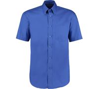 Kustom Kit Corporate Oxford Chemise Homme, Manches Courtes BC595 (15,5 pouces) (Bleu Royal)