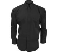 Kustom Kit Corporate Oxford Chemise pour homme, manches longues BC594 (19 pouces) (Noir)